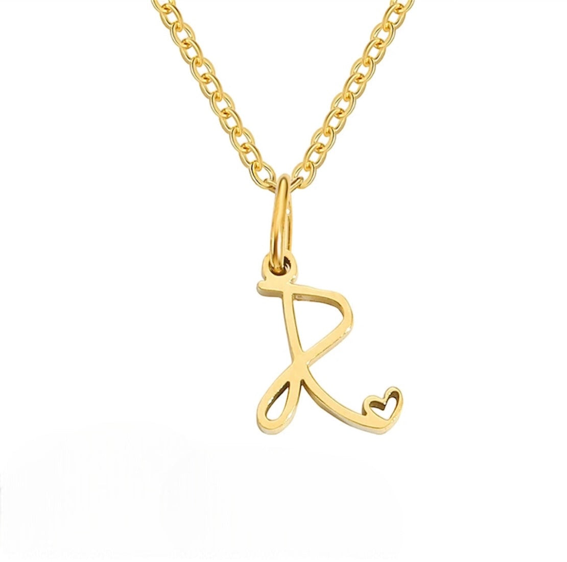 Initialen Herz-Halskette