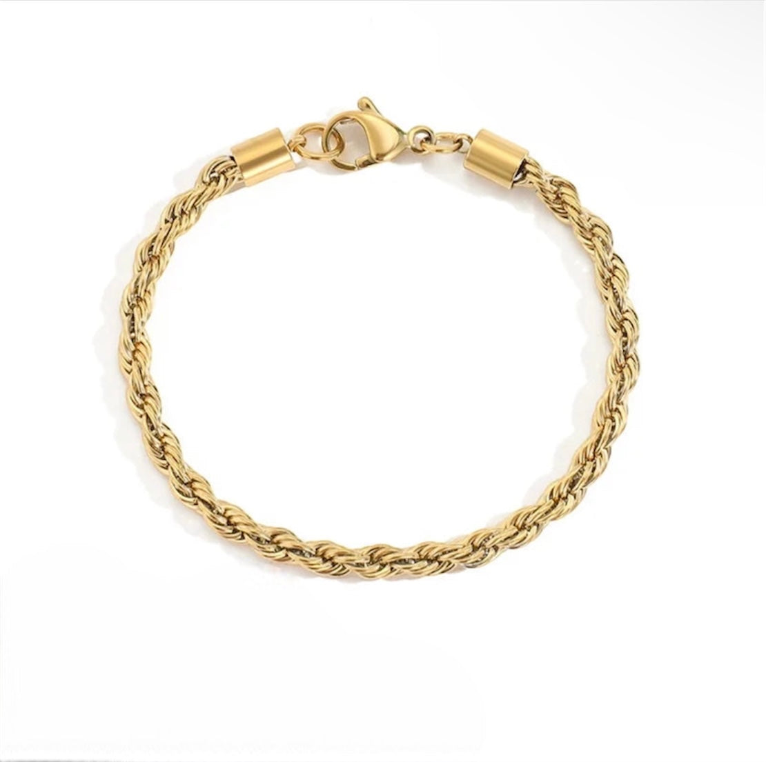 Armband mit verdrehter Eleganz