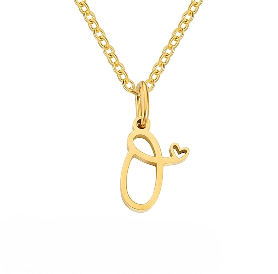 Initialen Herz-Halskette