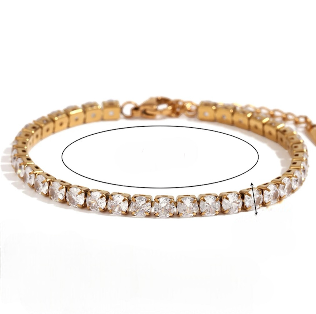 Zirkon Cascade Armband