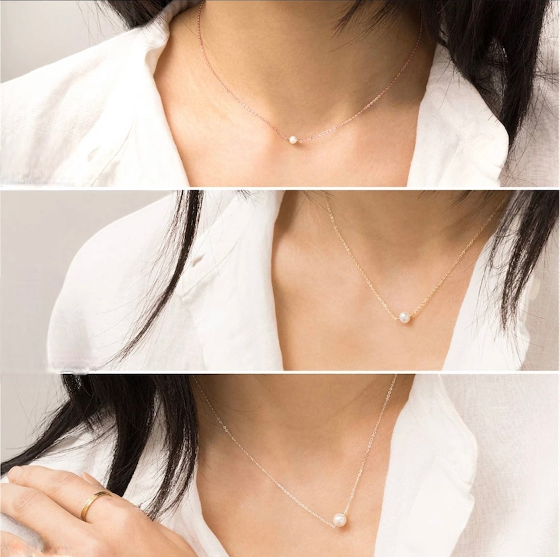 Perlen-Choker-Halskette