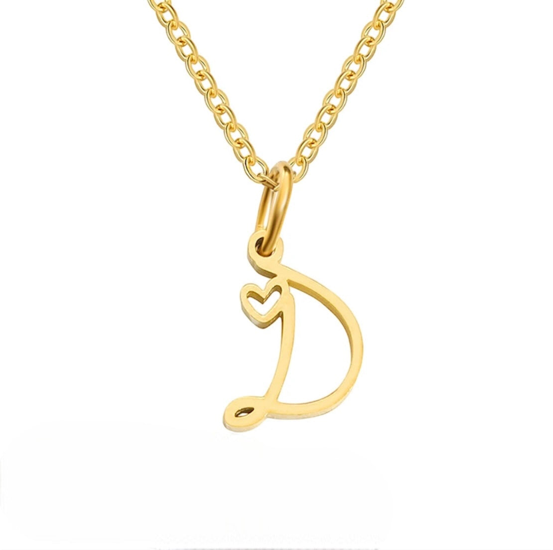 Initialen Herz-Halskette