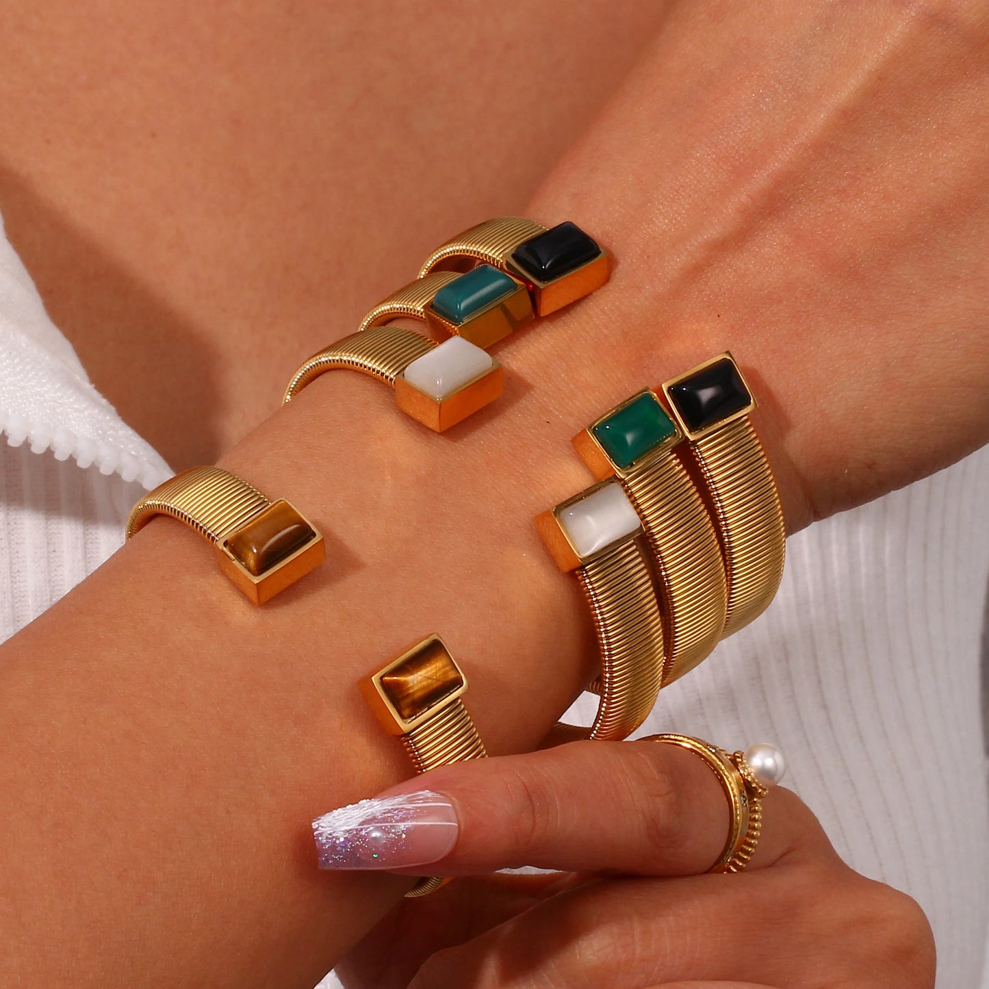 Offener Manschetten Armreif