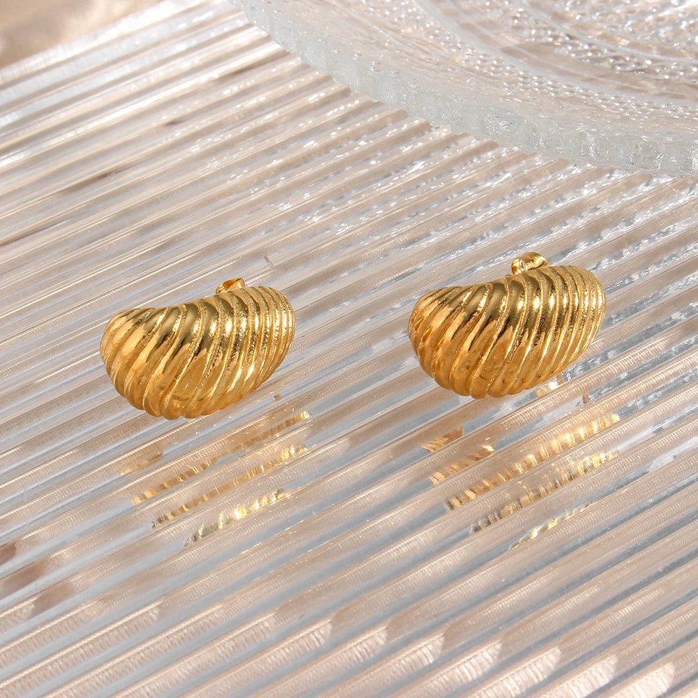 Croissant Chunky Ohrstecker