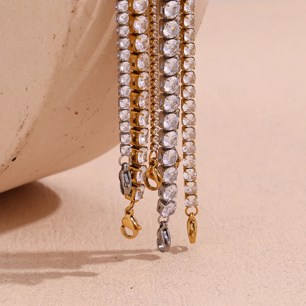 Zirkon Cascade Armband